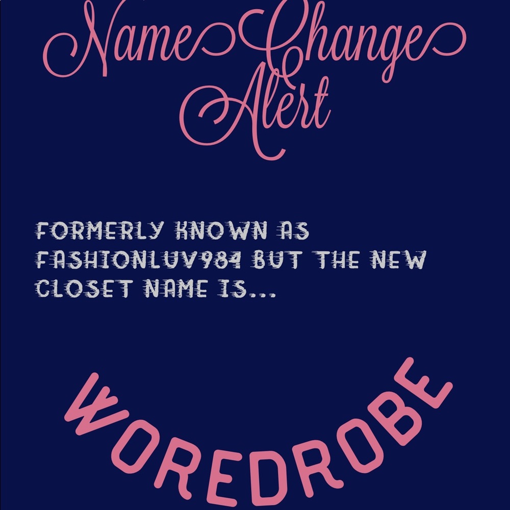 Closet Name Changed!!!